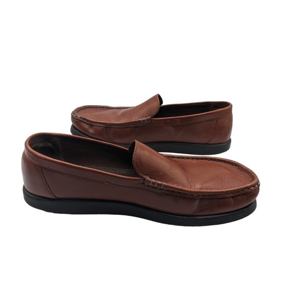 BAR Germany Men\'s Real Leather Slip On Loafer Brown Casual Shoes Size 9 main image 4